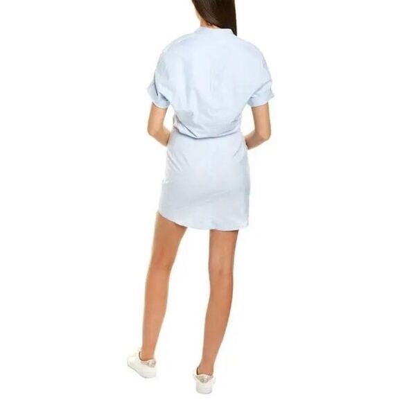 RTA brand Leigh Dolman Sleeve Poplin Shirt Mini Dress - Picture 2 of 12